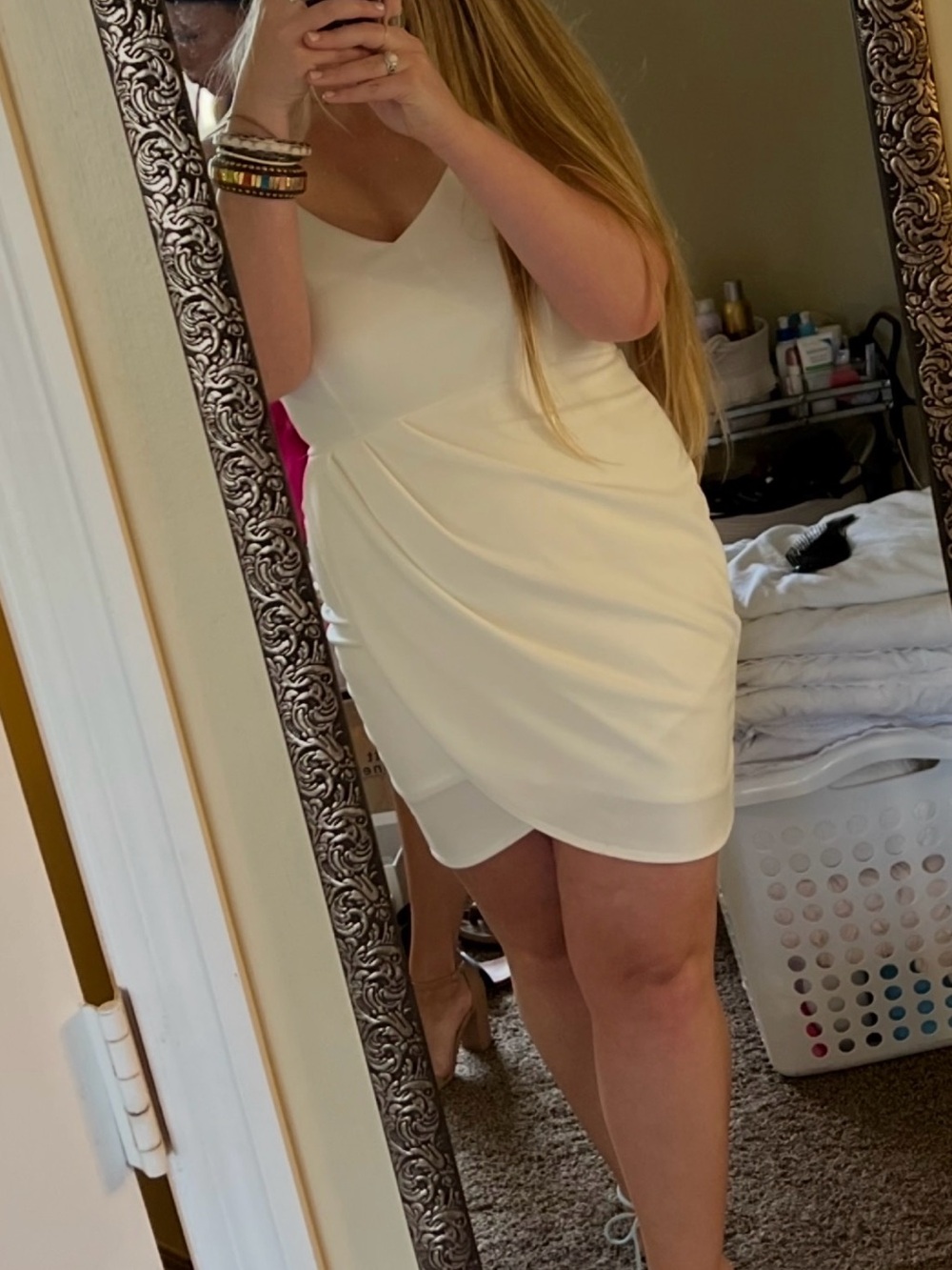 Lulus Forever Your Girl Bodycon Dress - White - Picture 4 of 6